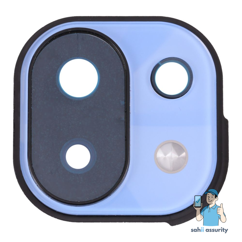 Camera Lens Glass with Frame for Xiaomi Mi 11 Lite Blue